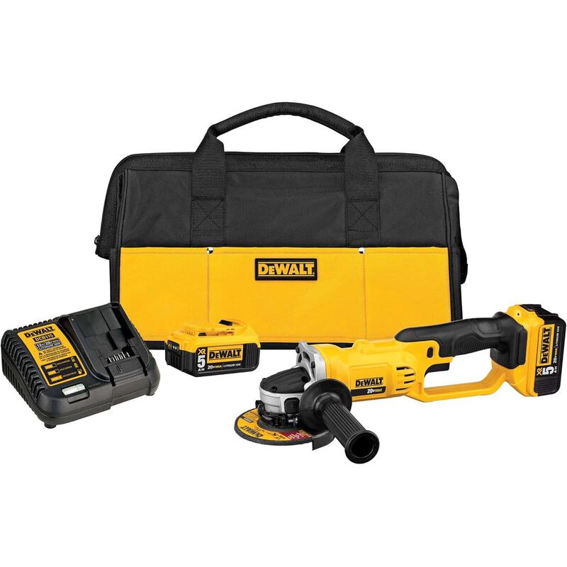 Esmeriladora Dewalt 4 1/2" 20v Inal&aacute;mbrica Prof... image number null