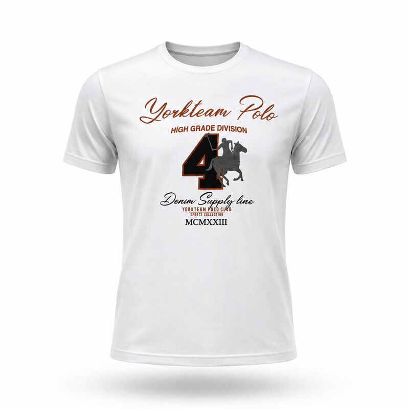 Playera Yorkteam Polo Club Color Blanco Para Ho... image number null