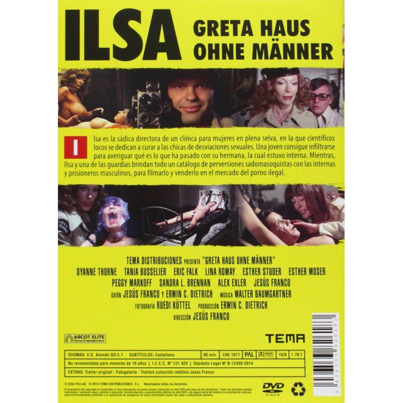 Ilsa: La Loba De Las SS [DVD] image number null