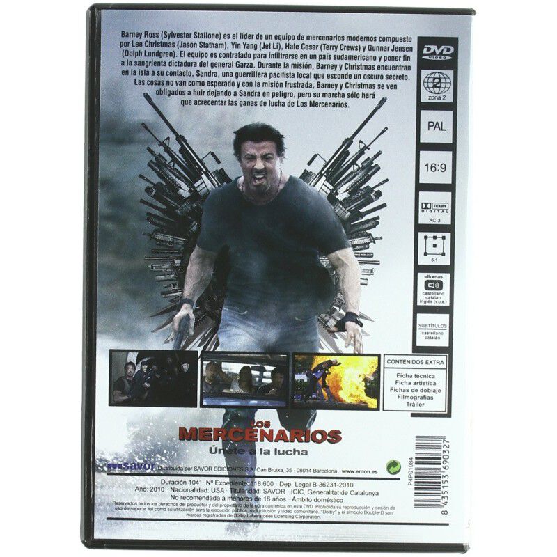 Los Mercenarios (dvd) image number null