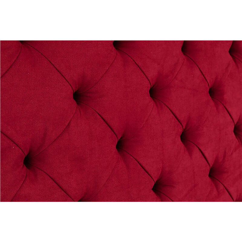 Cabecera Matrimonial Dicasa Dublin Rojo image number null
