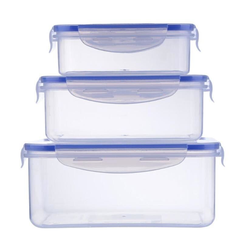 Juego de 3 Recipientes Herm&eacute;ticos Crisper image number null