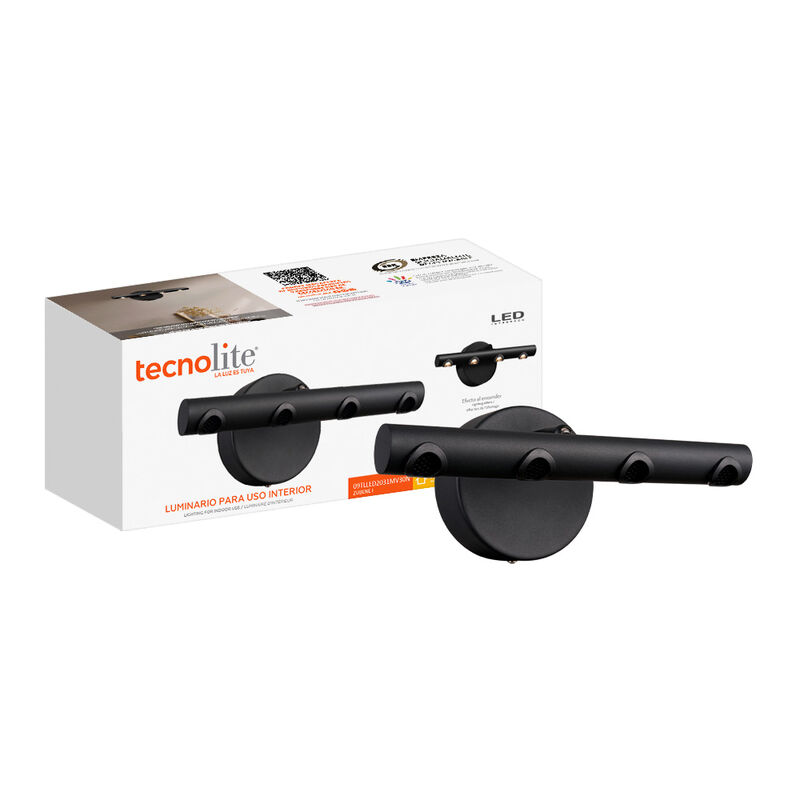 L&aacute;mpara de Pared Arbotante LED 9 W, Luz C&aacute;lida ... image number null