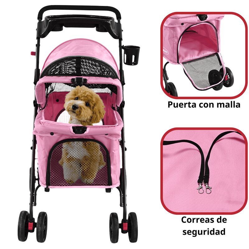 Carriola para Mascotas Cochecito para Perros y ... image number null