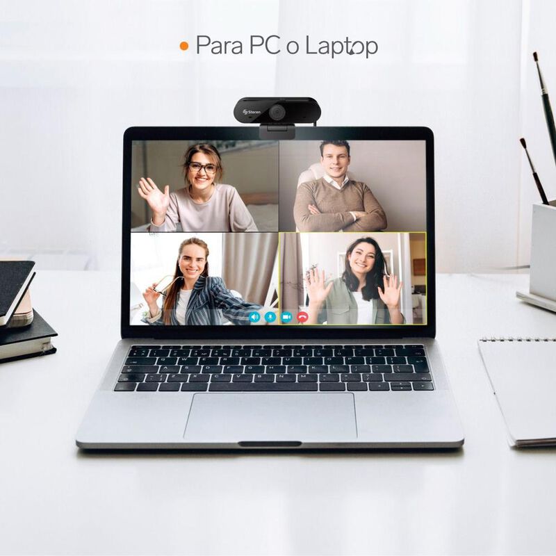 Webcam USB Full HD con doble micrófono image number null