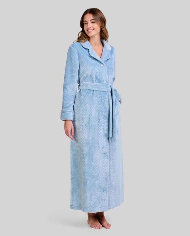 Bata Larga Jacquard con Cintur&oacute;n Acero image number null