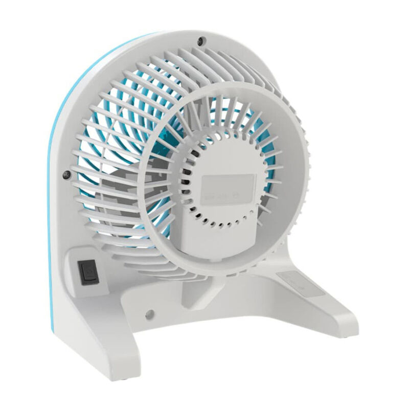 Ventilador De Escritorio O Piso Plastico Azul  ... image number null