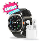 Combo Smartwatch Samsung Galaxy Watch Ultra 47mm Plata + Aud&iacute;fonos Bluetooth