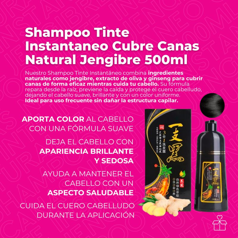 D&uacute;o Shampoo con Color Meidu de 500 ml Tono Negr... image number null