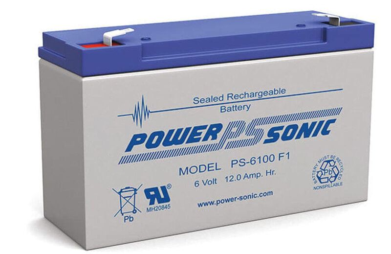 Bateria Power Sonic Agm Ps-6100 F1 6v 12ah image number null