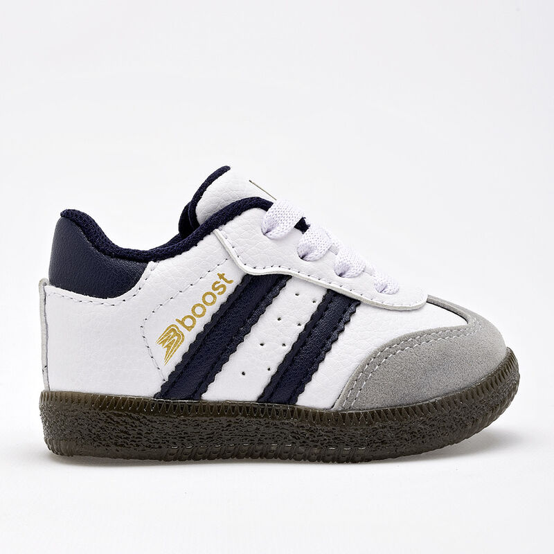 Boost Tenis para bebé niño blanco marino gris image number null