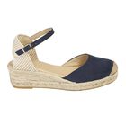 NOESLOMISMO BY DILEMA Alpargatas para Mujer | Sandalias con Cu&ntilde;a Azul