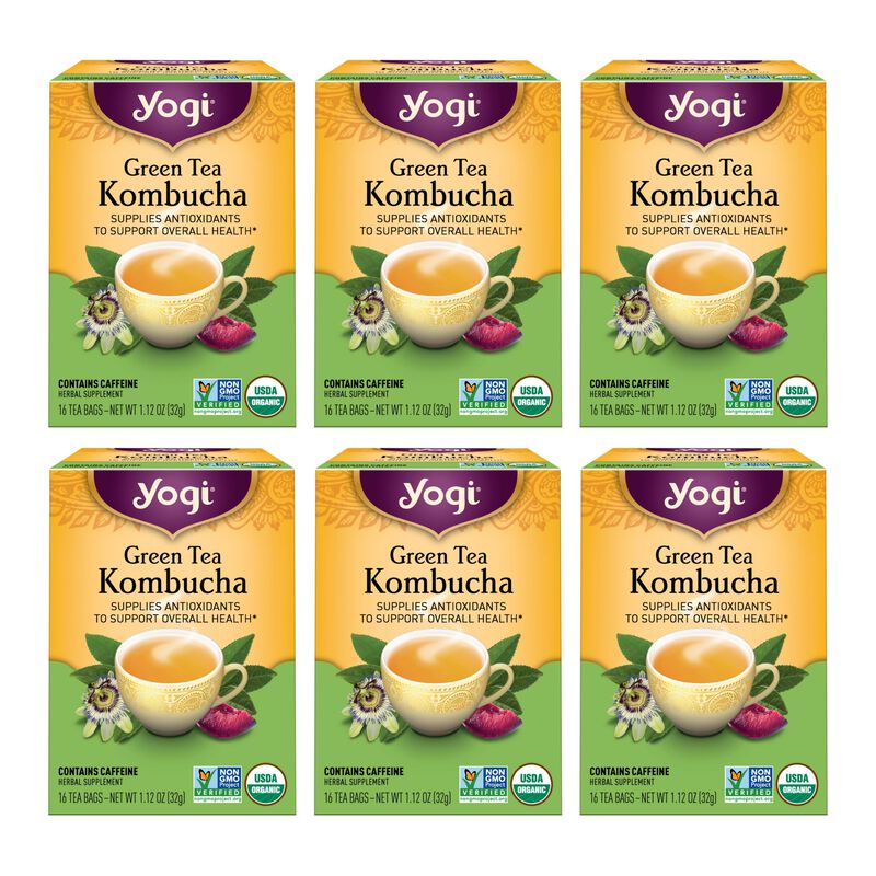 Tea Yogi Green Tea Kombucha Organic 96 Bolsas (... image number null