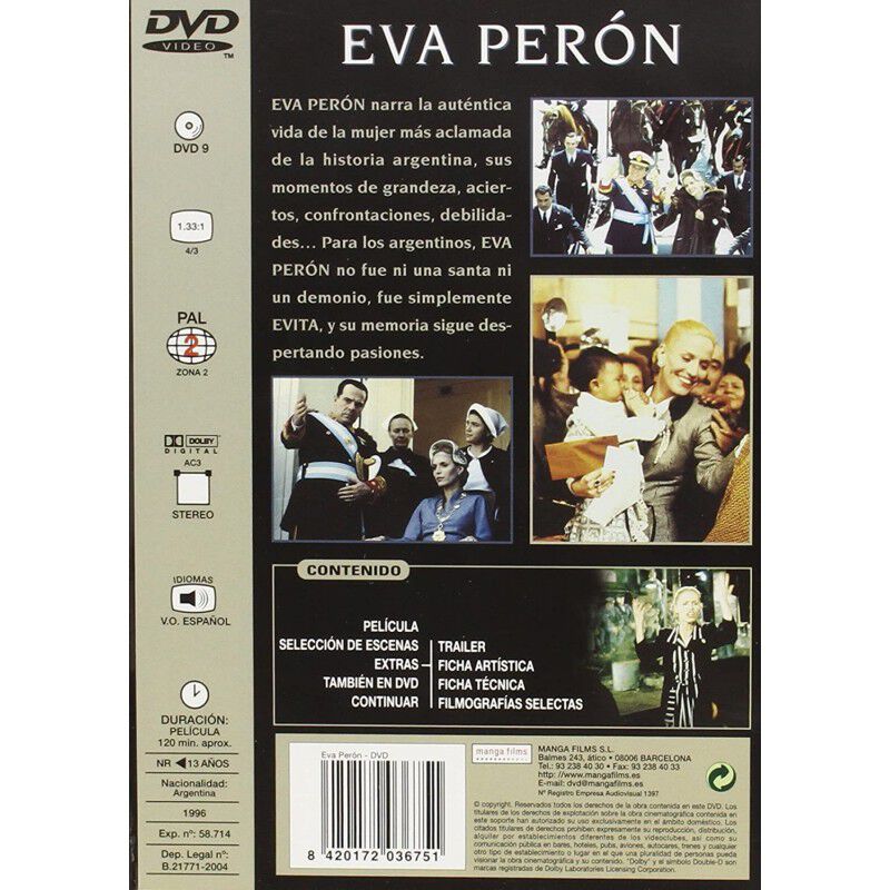 Eva Per&oacute;n [dvd] (1996) image number null