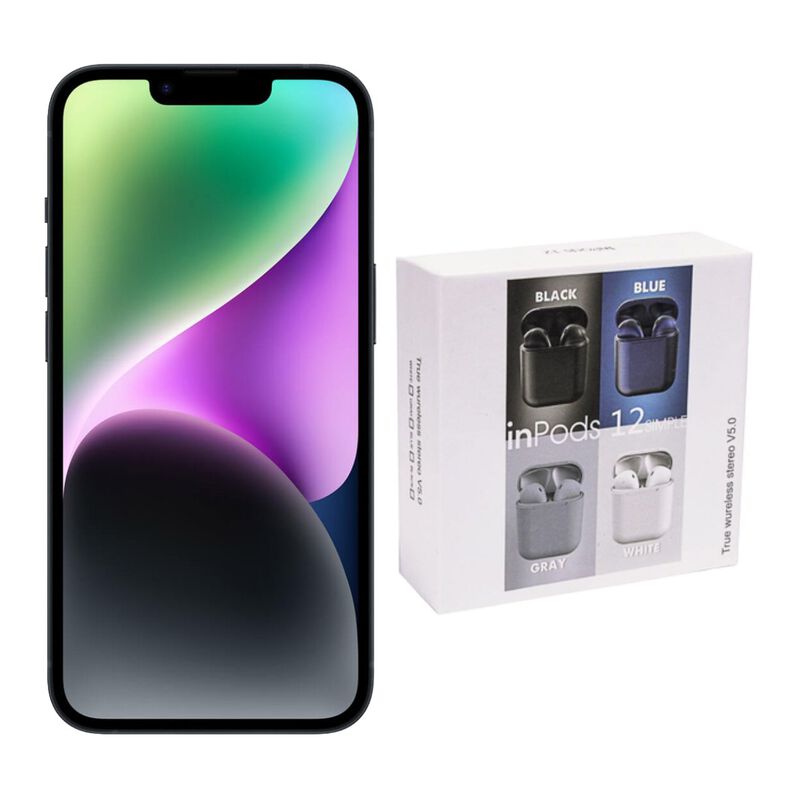 iPhone 14 128GB Negro E-SIM Reacondicionado + A... image number null