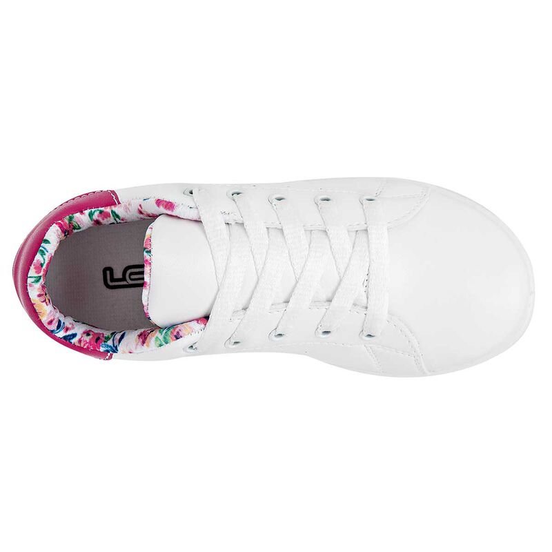 Leds Tenis urbano para mujer blanco fucsia image number null