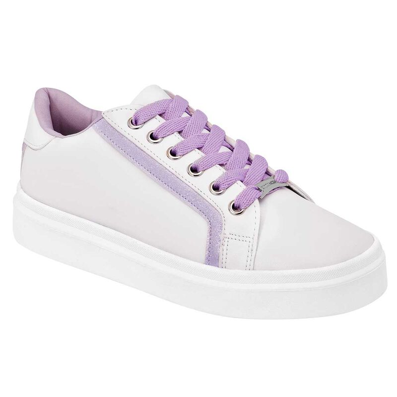 Moramora Tenis urbano para mujer blanco lila image number null