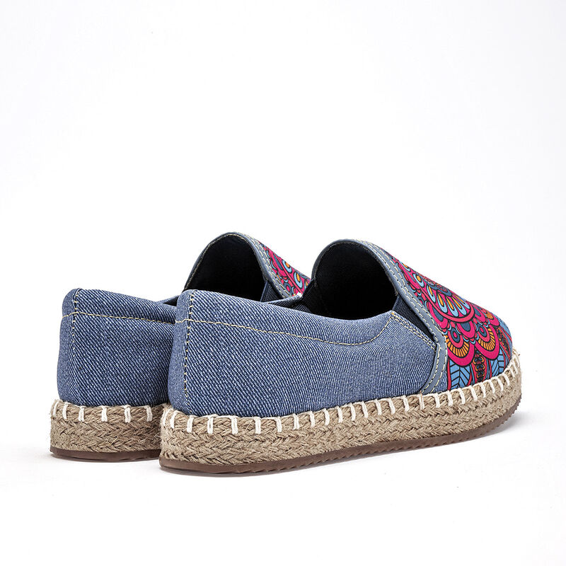 Mora Tierra Sandalia para mujer azul multicolor image number null