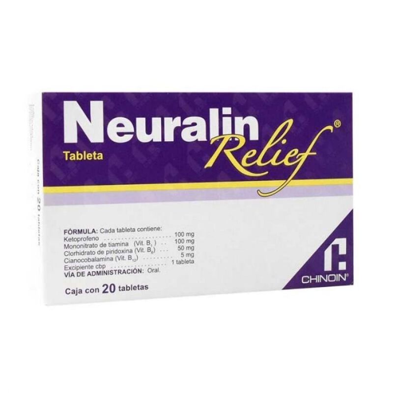Neuralin Relief 100mg/100mg/50mg/5mg caja 20 ta... image number null