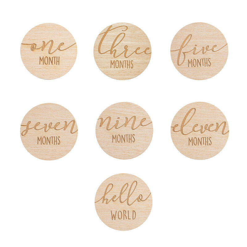 C&iacute;rculos De Madera Meses image number null