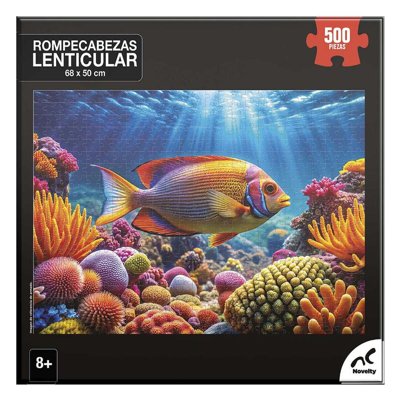 Rompecabezas Mundo Marino Efecto 3d 500 Piezas ... image number null