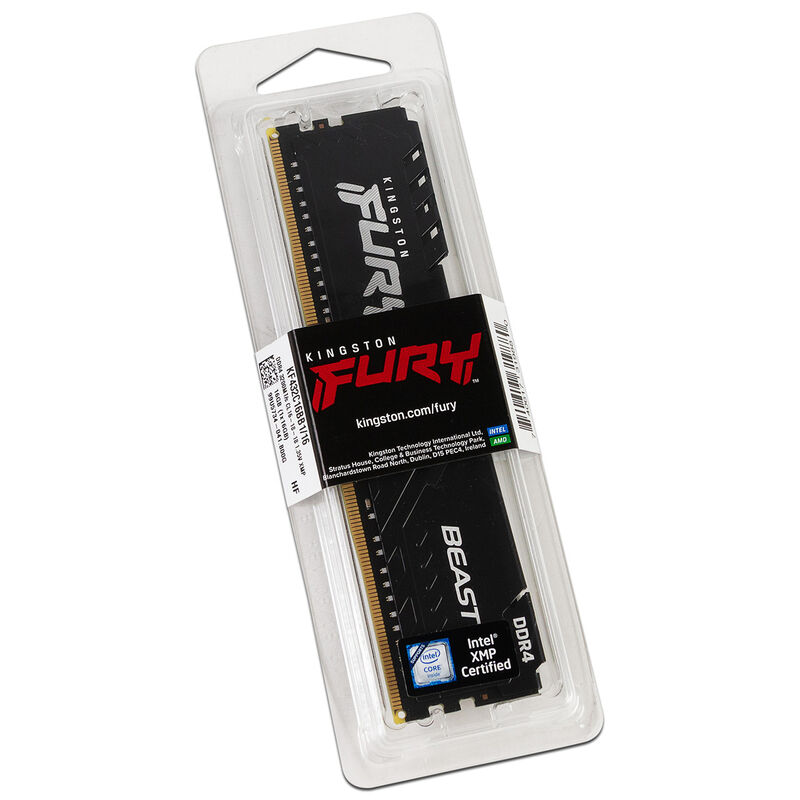 Memoria DIMM Kingston Fury Beast 16GB DDR4 image number null