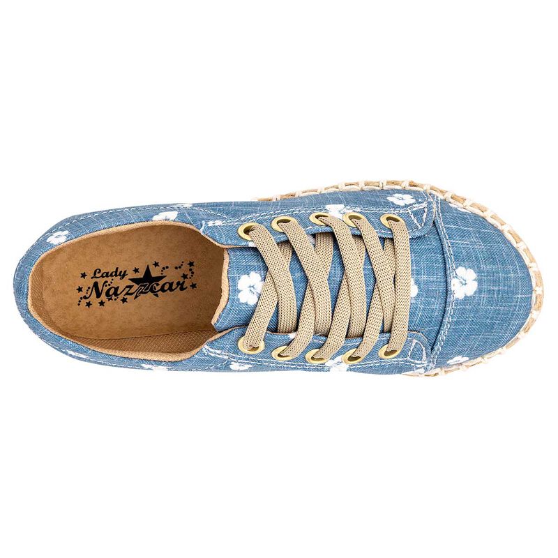 Nazzcar Zapatos para mujer azul blanco image number null
