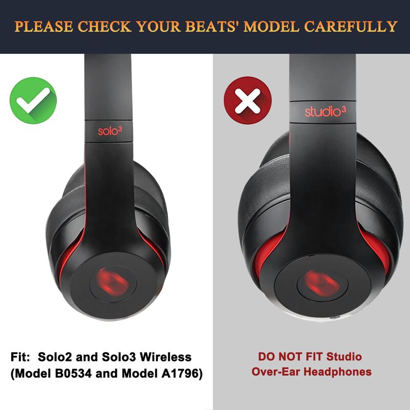 Almohadillas De Repuesto Para Beats Solo 2 Y So... image number null