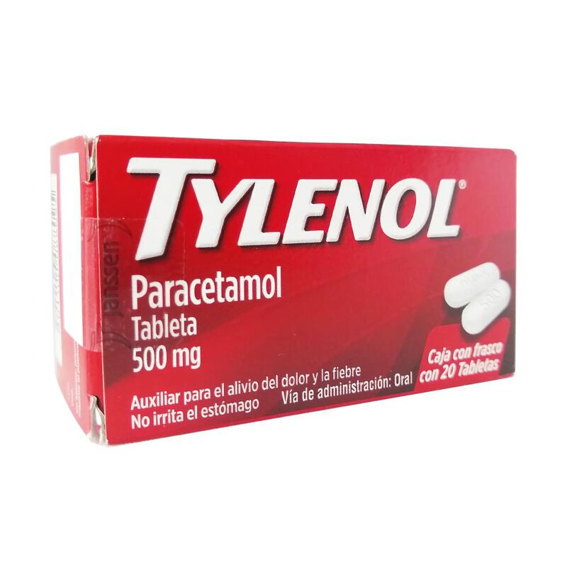 Tylenol 500 Mg 20 Tableta(s) image number null