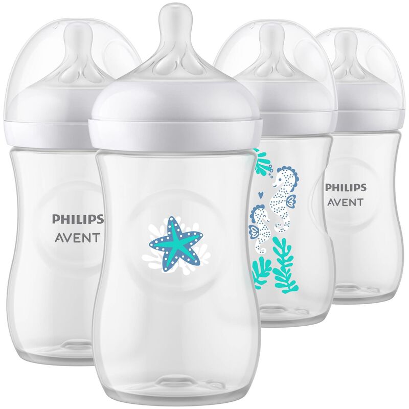 Biber&oacute;n Philips Avent Natural 270 Ml, Paquete D... image number null