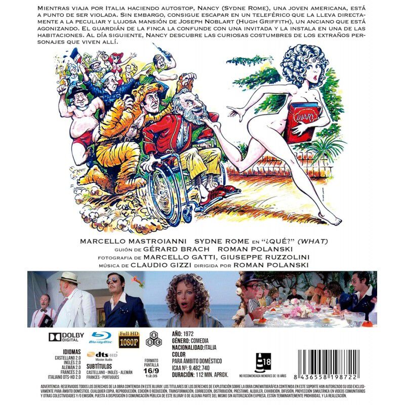 &iquest;Qu&eacute;? [Blu-ray] (1972) What image number null
