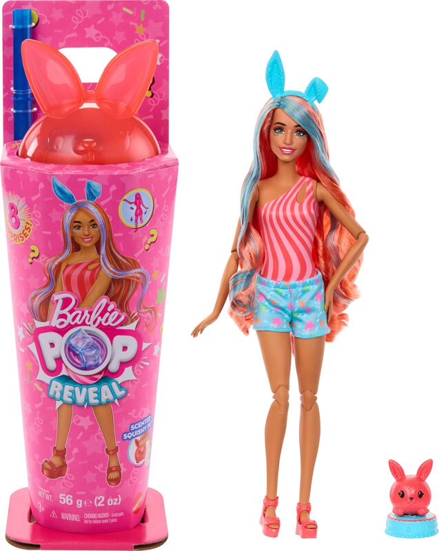 Mu&ntilde;eca Barbie Pop Reveal Shakes Series Con 8 So... image number null