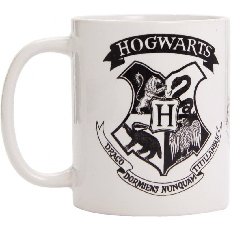 Taza Hogwarts Escudo Negro Harry Potter Cer&aacute;mic... image number null