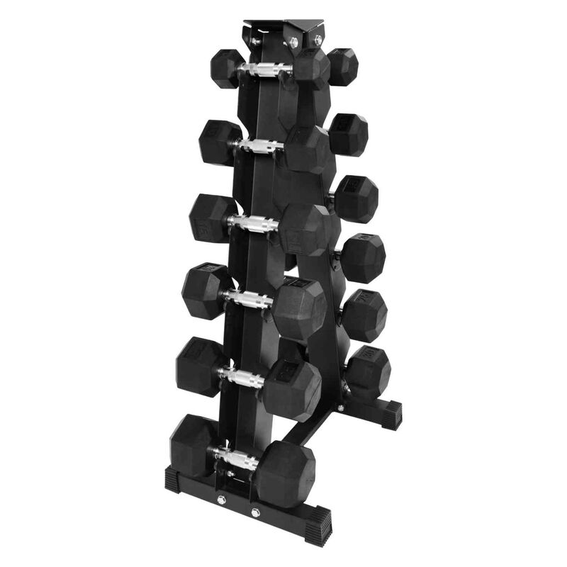 Rack 12 Pesas Hexagonales Mancuernas 5-30 Lb So... image number null