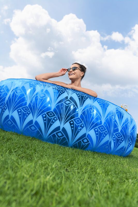 Alberca inflable redonda 1.68m x53cm color azul... image number null