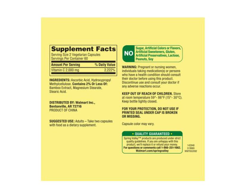Suplemento De Vitamina C Ultra Strength De Spri... image number null