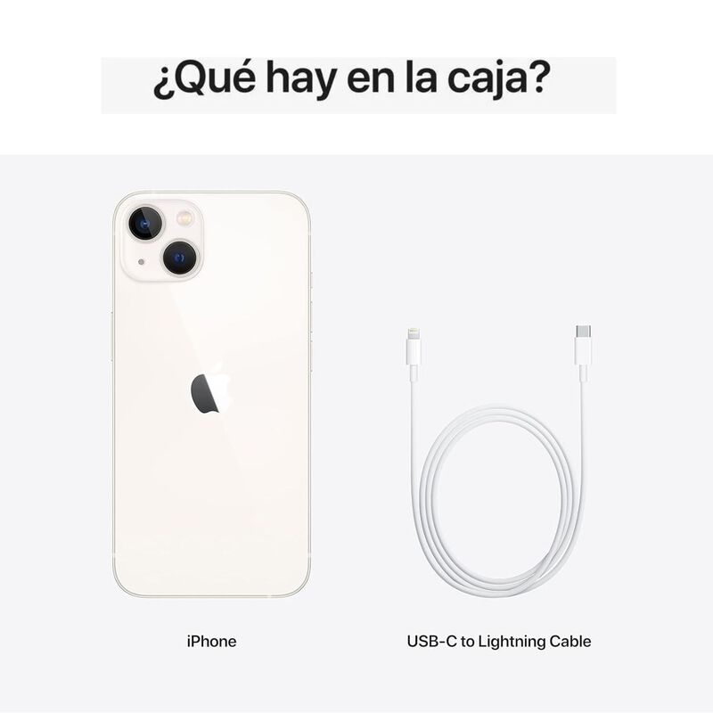 Celular Apple IPhone 13 128 GB Blanco Reacondic... image number null