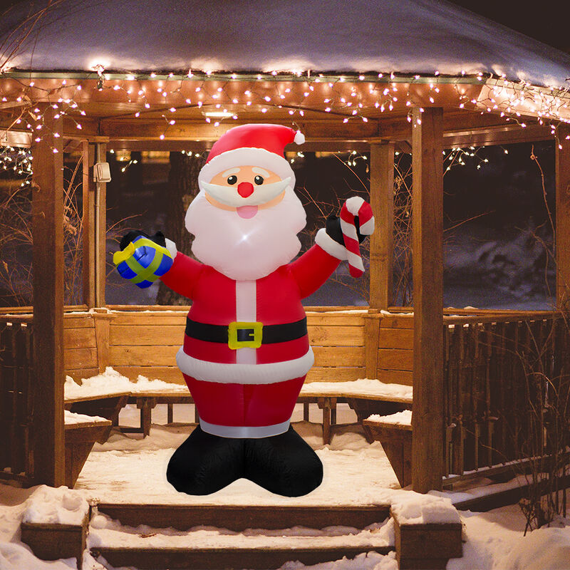 Inflable Santa Claus de 2.40 M para Decoraci&oacute;n ... image number null