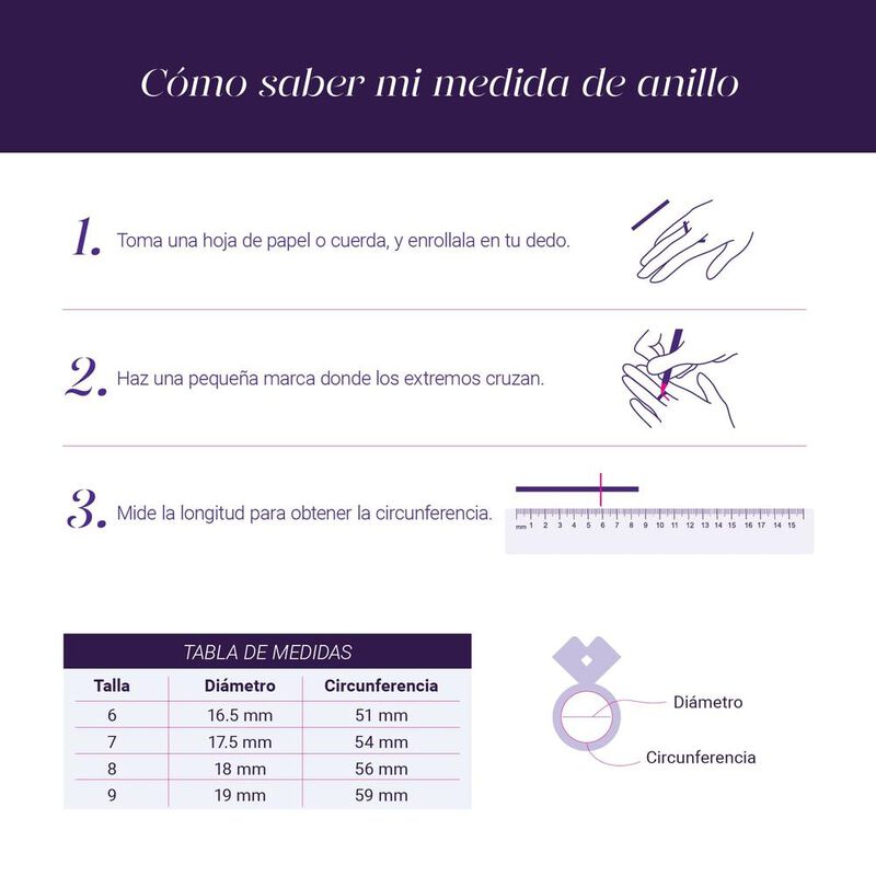 Anillo de Compromiso LuckyLy Amira Acabado Bril... image number null