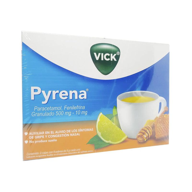 Vick Pyrena Miel-lim 500/10 Mg 10 Sobre(s) image number null