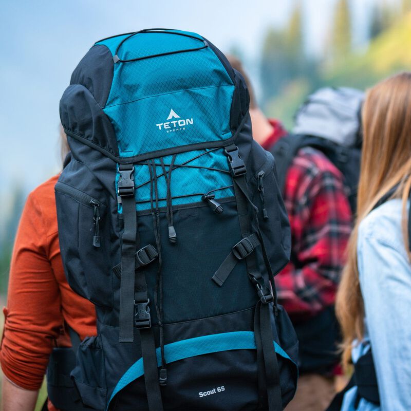Mochila Para Senderismo Scout 65l Azul Teton image number null