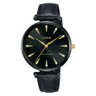Reloj De Pulso Lorus Modelo Rg247px9 Para Mujer Color Negro