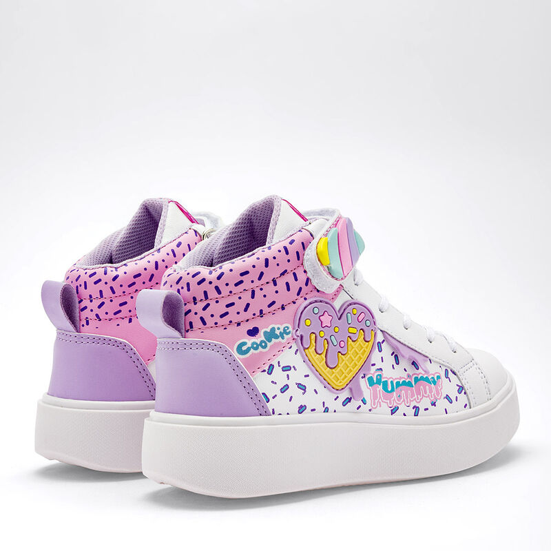 Miss Pink Tenis urbano para ni&ntilde;a blanco multico... image number null