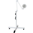 L&aacute;mpara Lupa Led Facial Brazo Flexible Spa 3 Tipos de Luces Pedestal con Ruedas