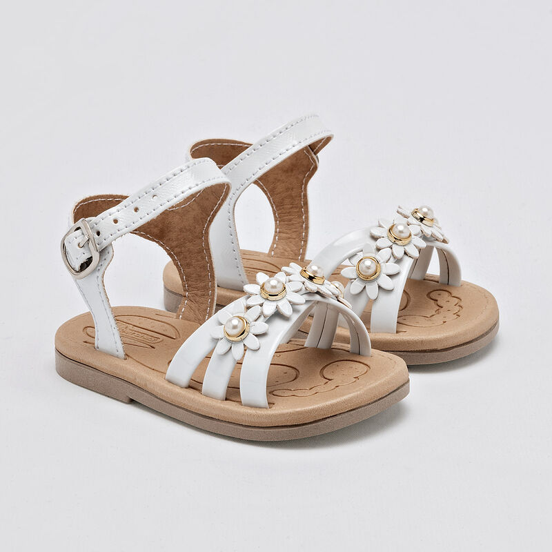 Biberones Sandalia para beb&eacute; ni&ntilde;a blanco image number null