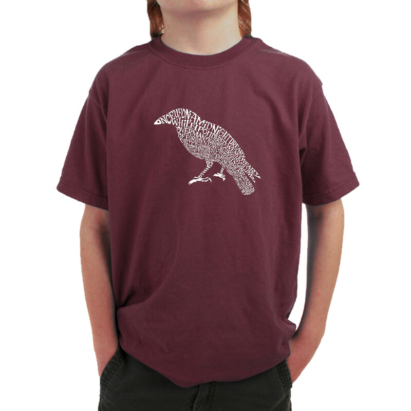 Camiseta Word Art Para Ni&ntilde;o - Edgar Allen Poe's... image number null