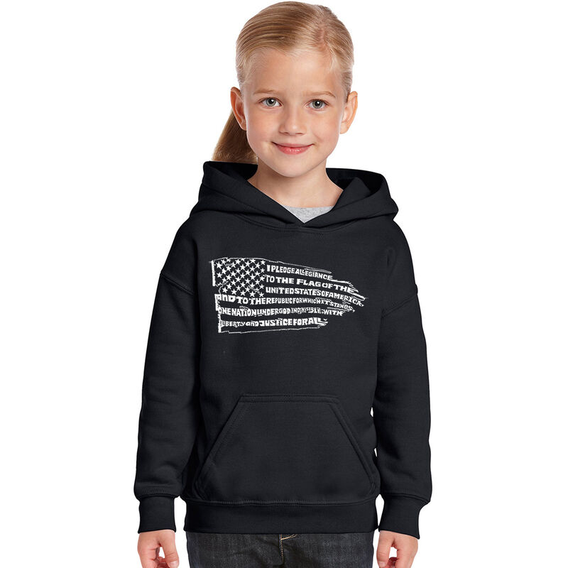 Sudadera Con Capucha Word Art Para Ni&ntilde;a - Bande... image number null