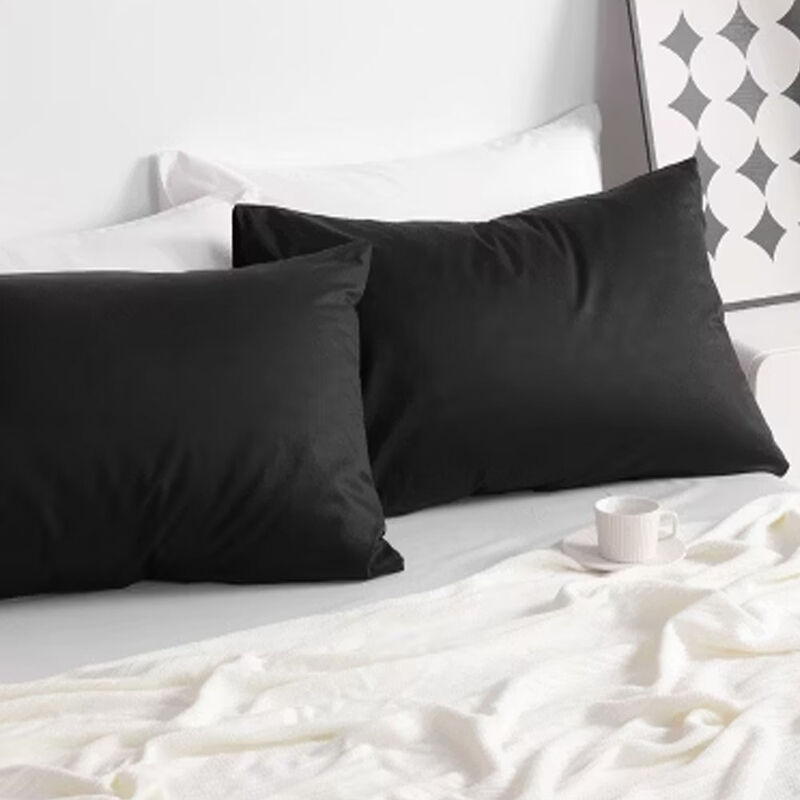 Fundas de Almohada Suaves y Duraderas Negro Kyu... image number null