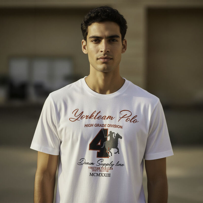 Playera Yorkteam Polo Club Color Blanco Para Ho... image number null