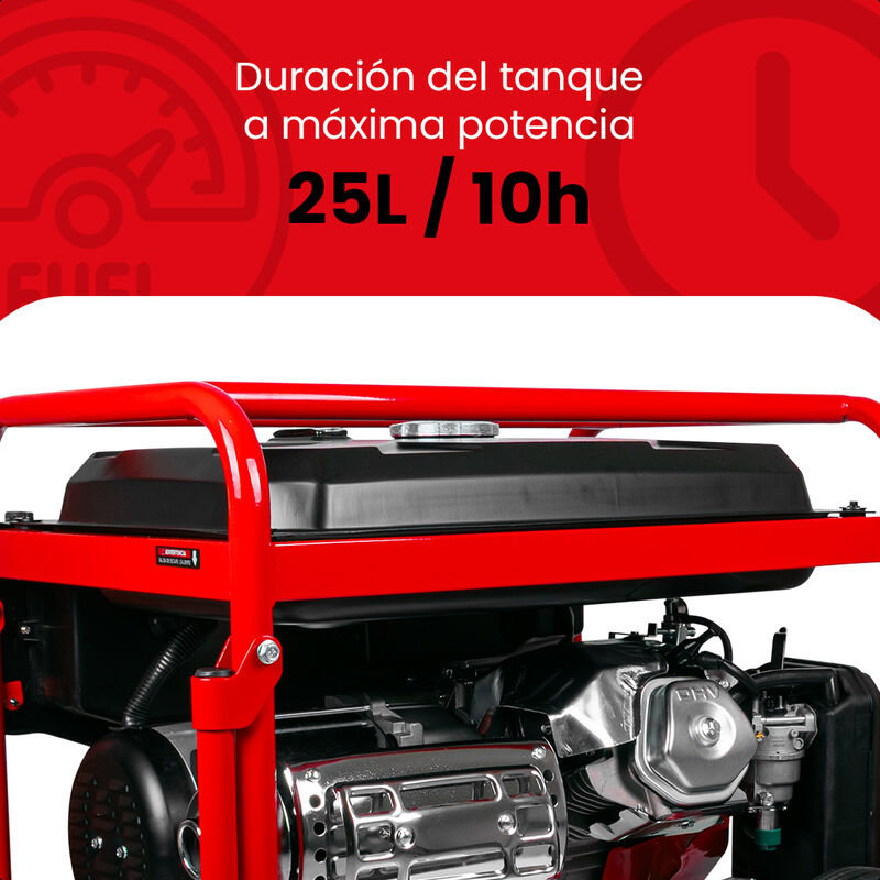 ENERGIZER Generador port&aacute;til 5.5 kW 389 CC 25L ... image number null